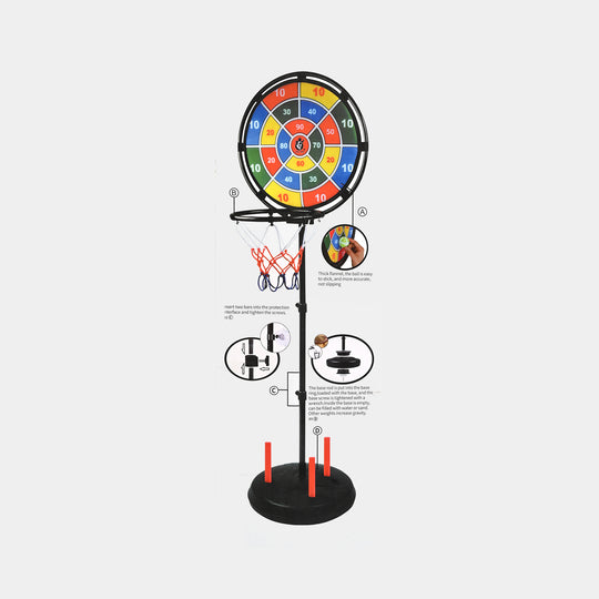 Multi-Function Game Sports Rack (3 in 1 Fitness Shelf)