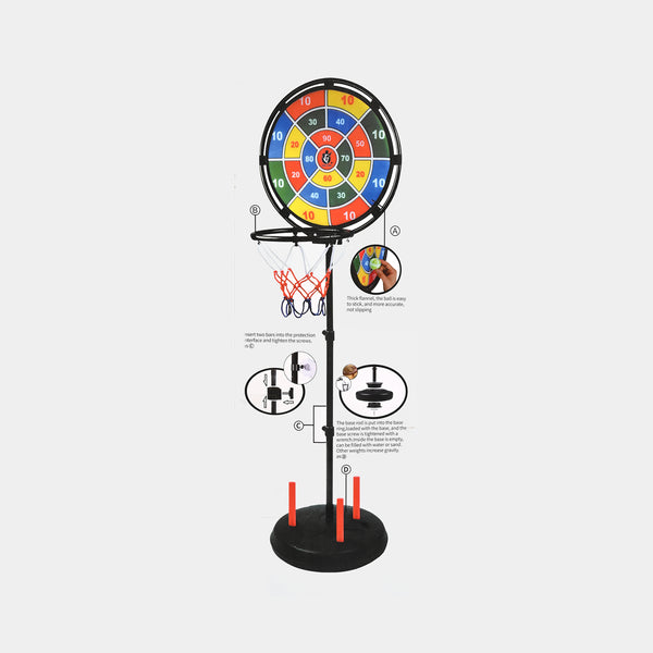 Multi-Function Game Sports Rack (3 in 1 Fitness Shelf)