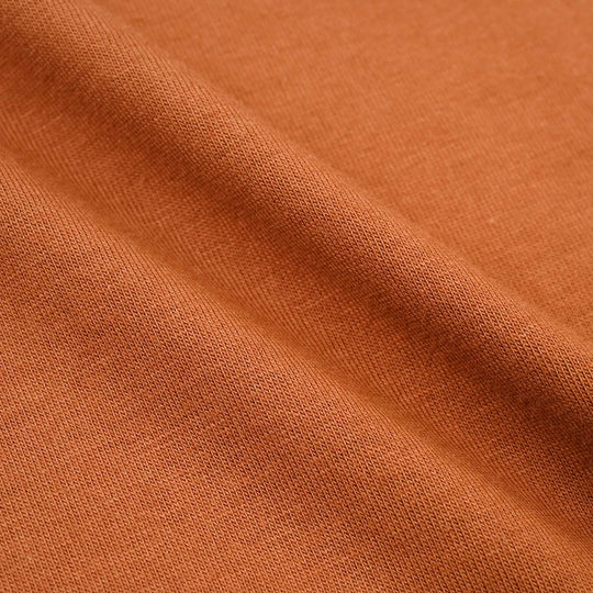 Boys Cotton Jersey T-Shirt Cool & Calm Vibe-BROWN