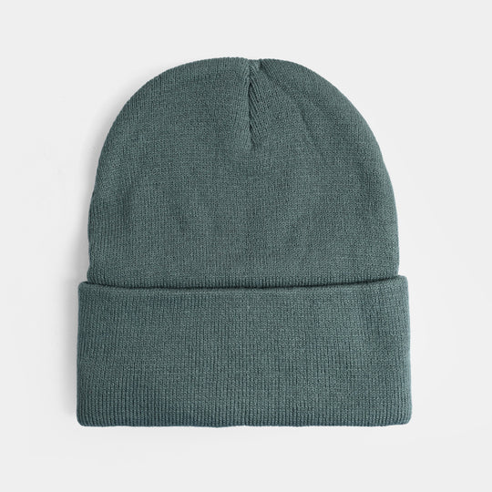 Boys Acrylic Woolen Cap - Brooklyn - Grey