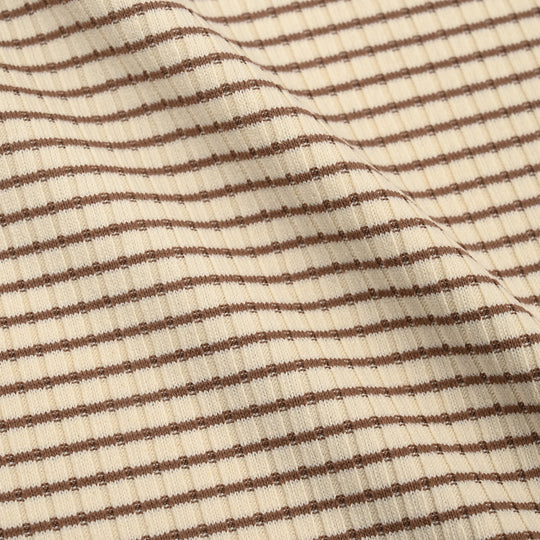Infant Boys Yarn Dyed T-Shirt Beach Day-BROWN