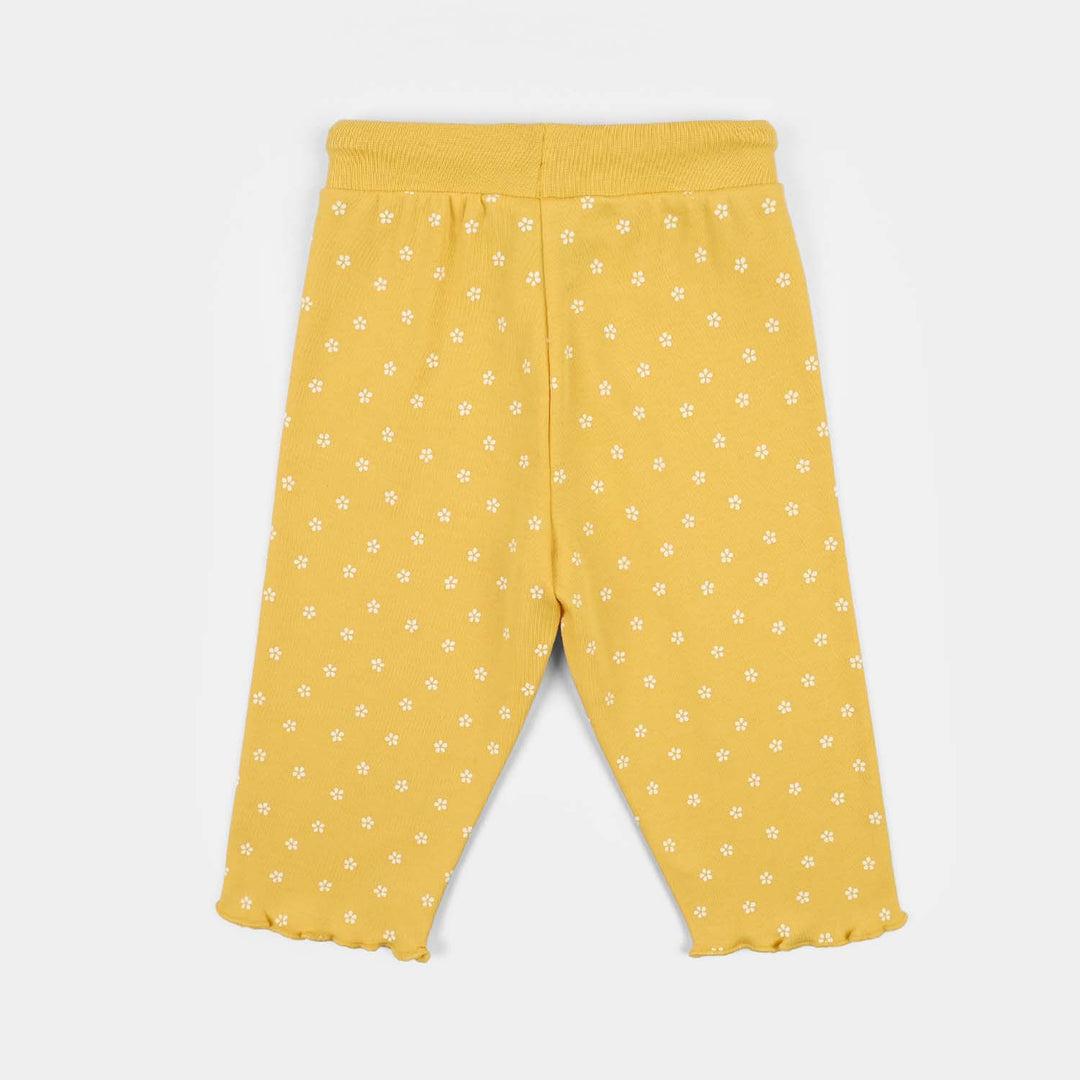 Infant Girls Cotton Interlock 2 Piece Suit Honey Blossom