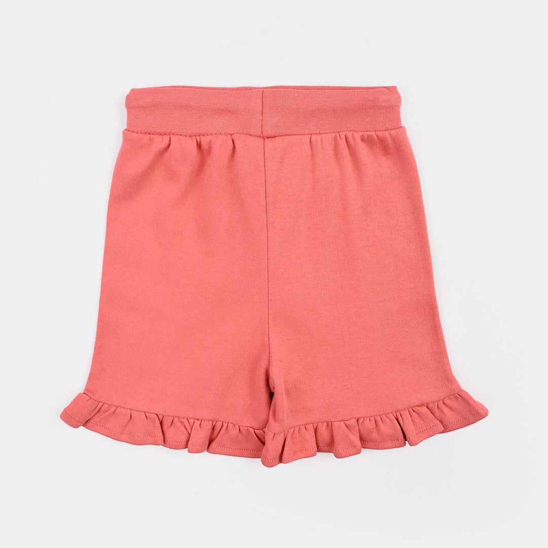 Infant Girls Cotton Interlock 2 Piece Suit Summer Love-Pink