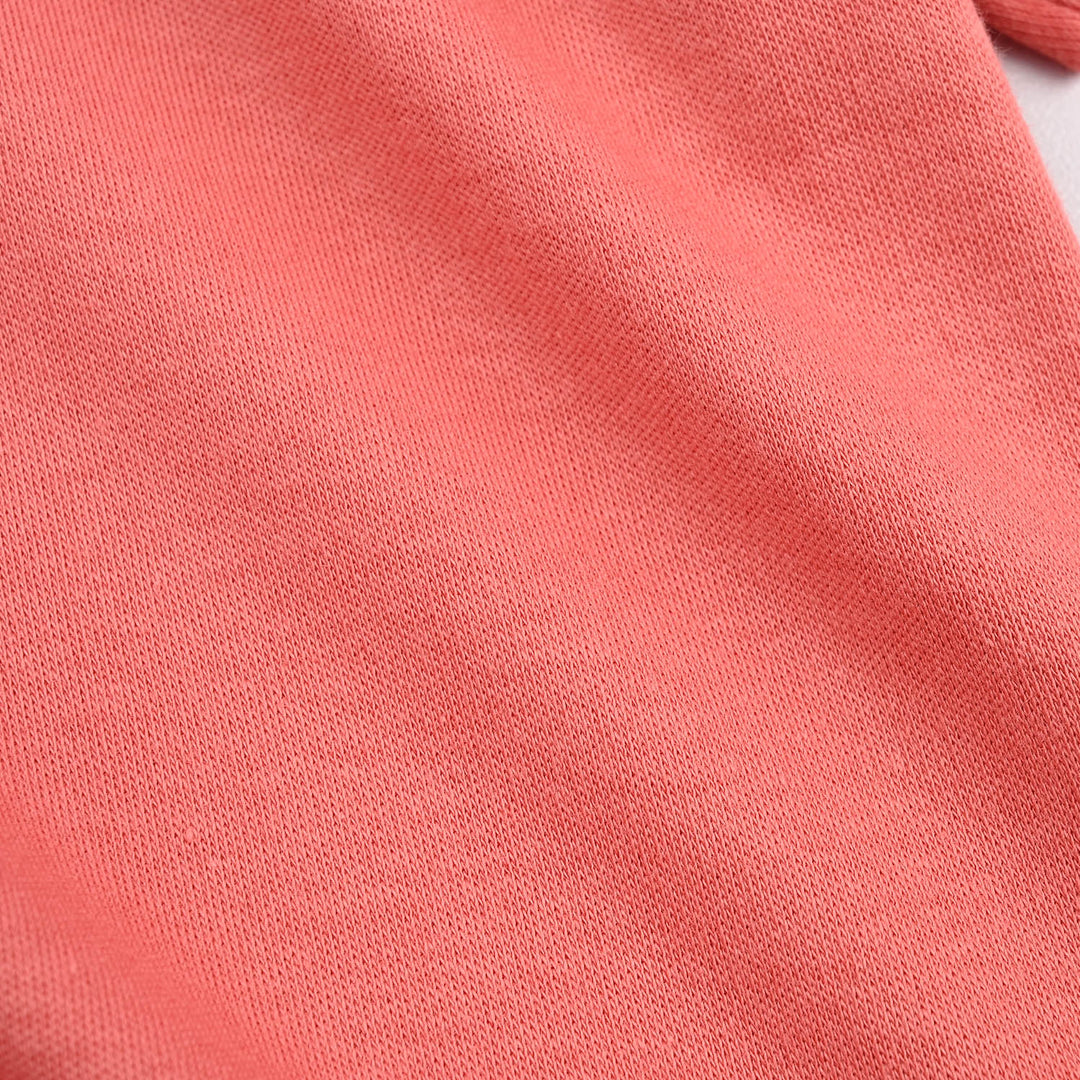 Infant Girls Cotton Interlock 2 Piece Suit Summer Love-Pink