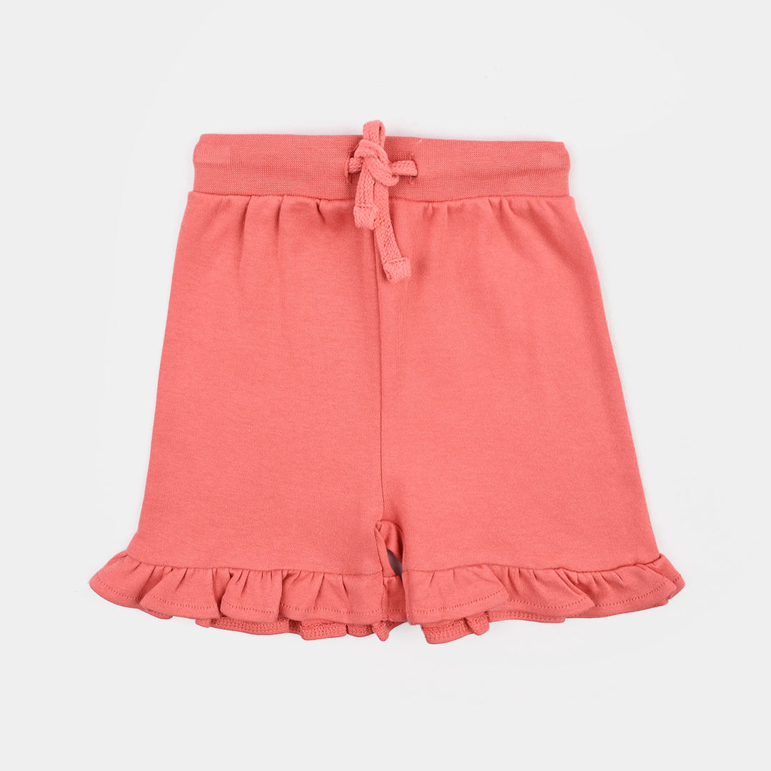 Infant Girls Cotton Interlock 2 Piece Suit Summer Love-Pink