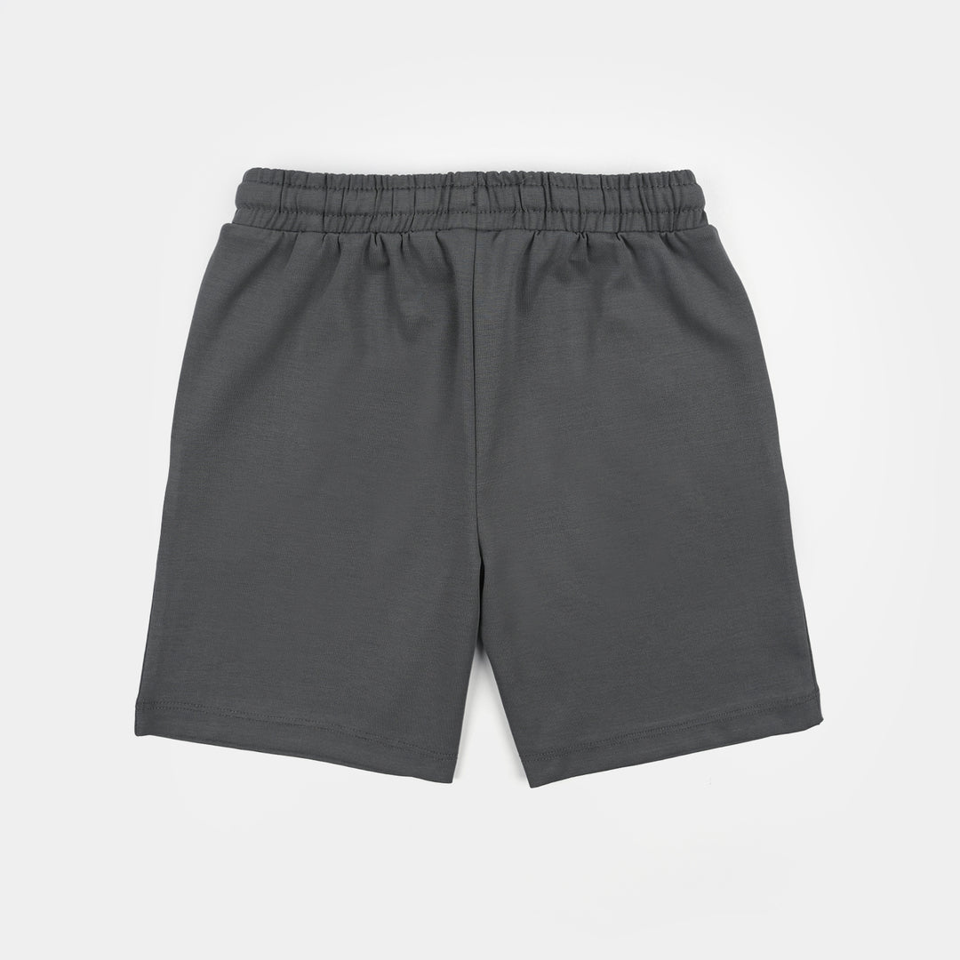 Boys Interlock Short Things To do-GREY