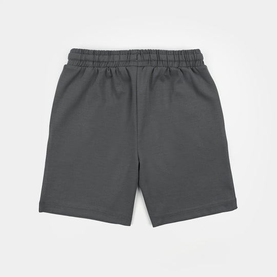 Boys Interlock Short Things To do-GREY