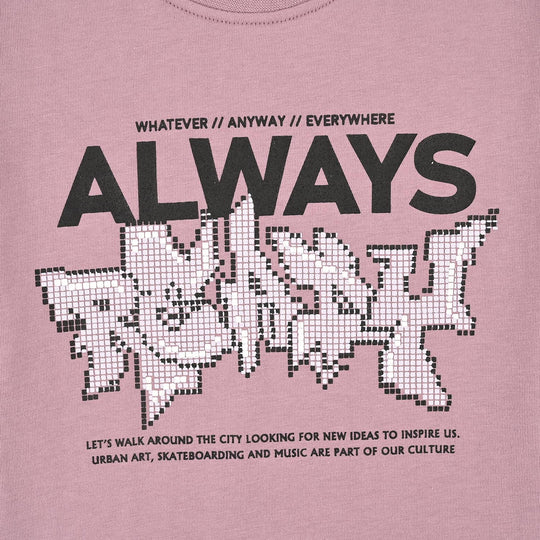 Boys Cotton Jersey T-Shirt Always Ready-Purple