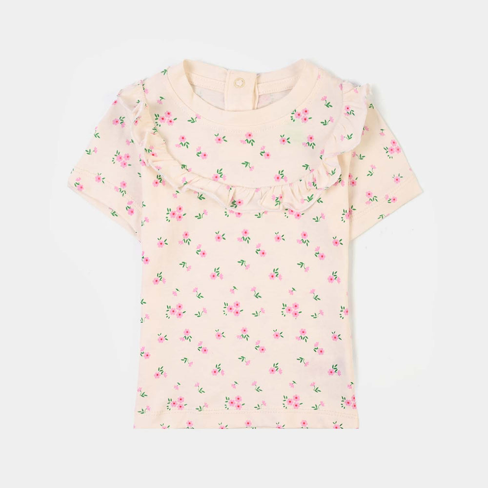 Infant Girls Cotton Interlock Suit MINI BLOOM