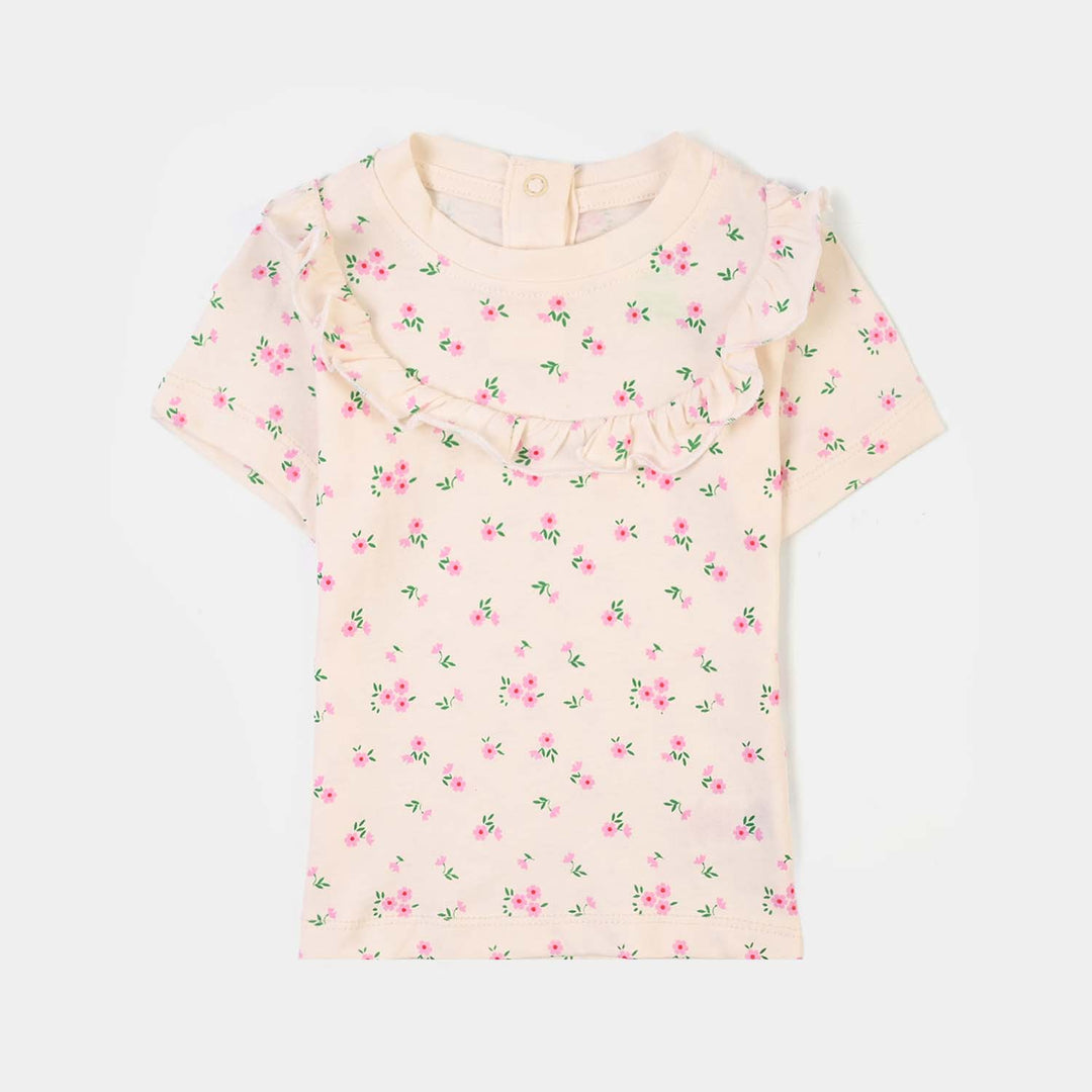 Infant Girls Cotton Interlock Suit MINI BLOOM