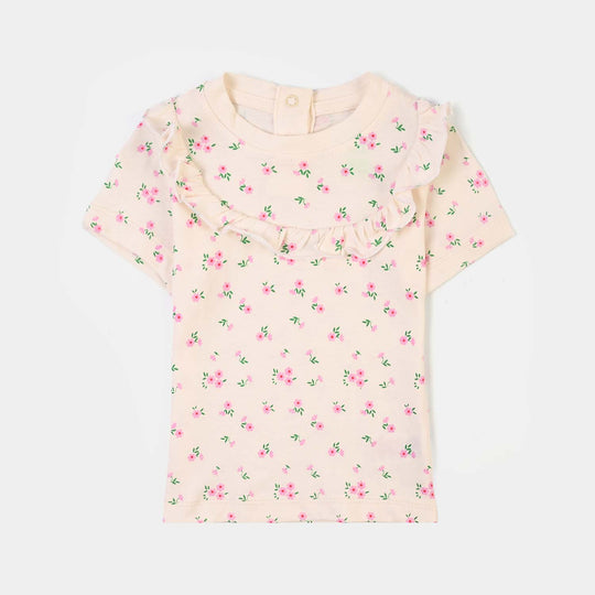 Infant Girls Cotton Interlock Suit MINI BLOOM