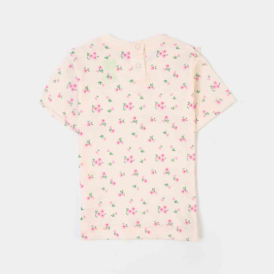 Infant Girls Cotton Interlock Suit MINI BLOOM