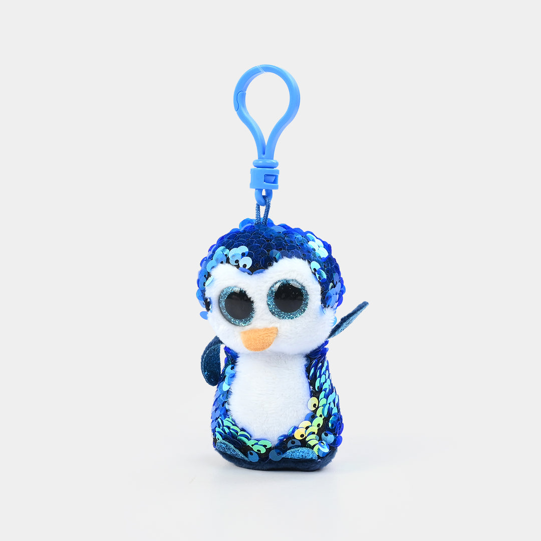 Stuffed Toy Sequin Keyring
