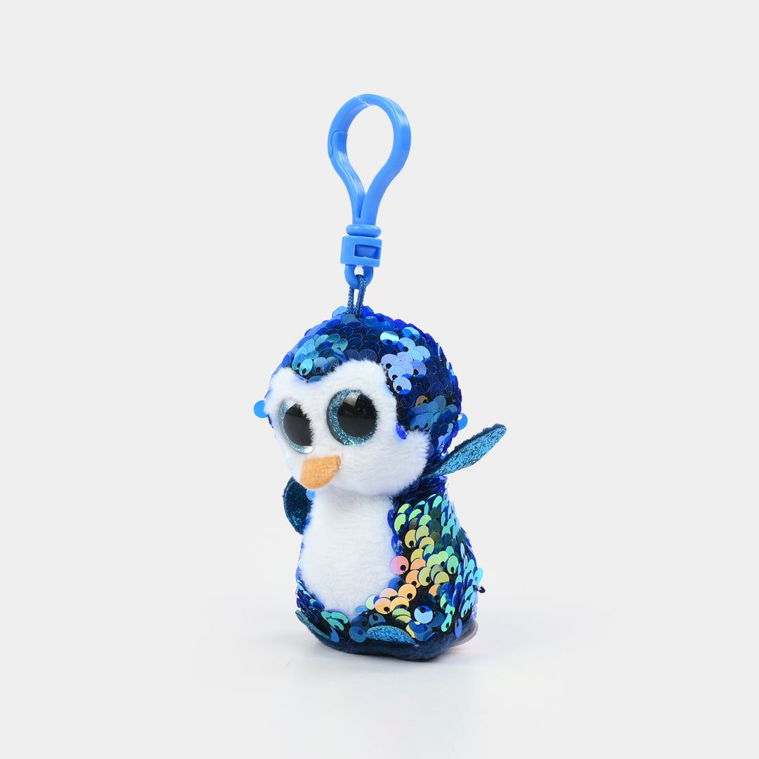 Stuffed Toy Sequin Keyring