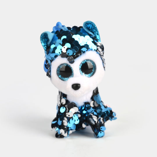 Stuffed Toy Sequin Keyring