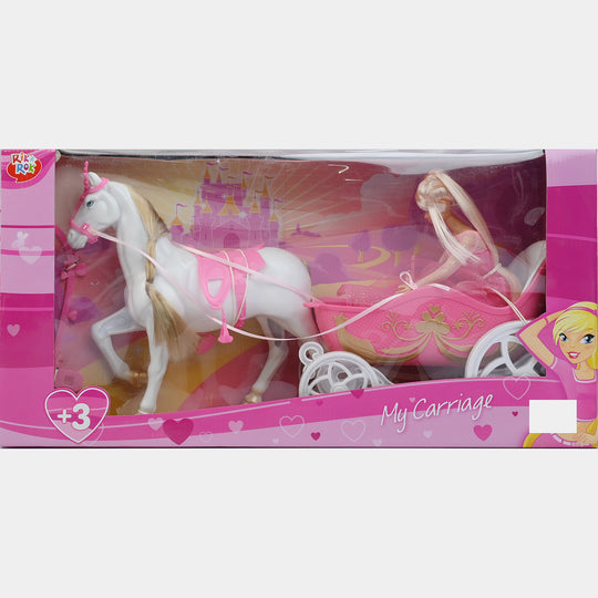 Fairytale Horse and Carriage Doll Playset