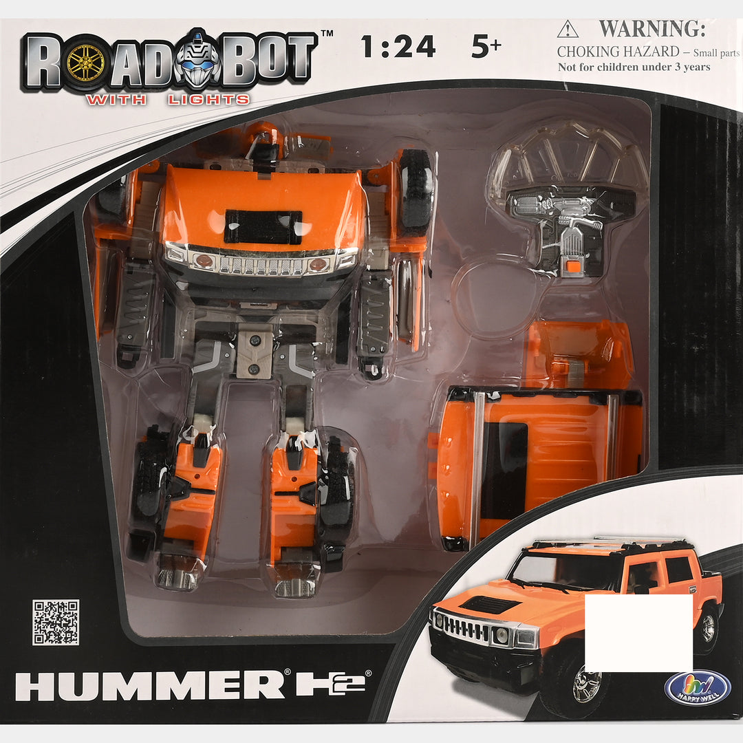 2-in-1 Transforming Robot Action Figure Playset