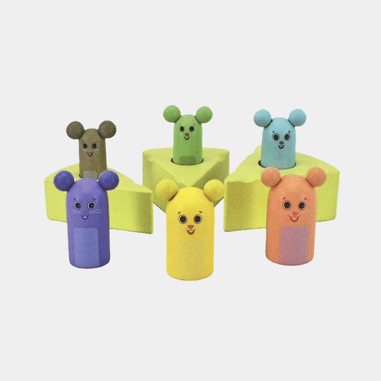 Wooden Mice in Cheese Puzzle Game