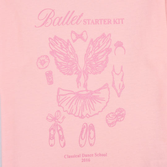 Girls Jersey/Terry 2 Piece Suit Ballet-C.Rose