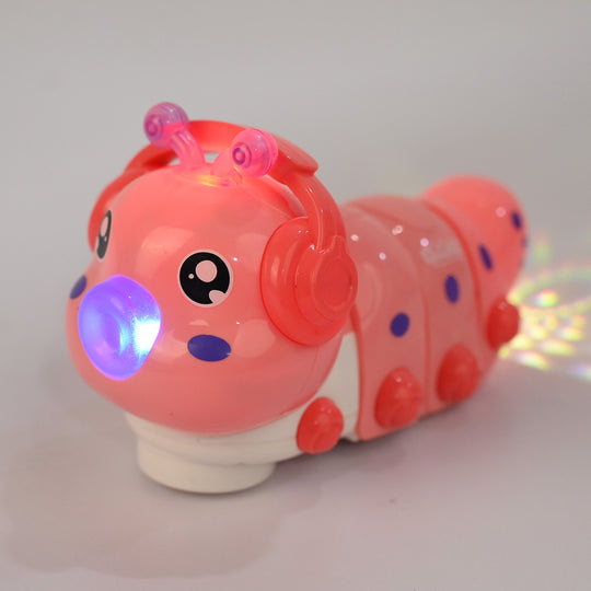 Cartoon Insect Interactive Toy with Light & Music