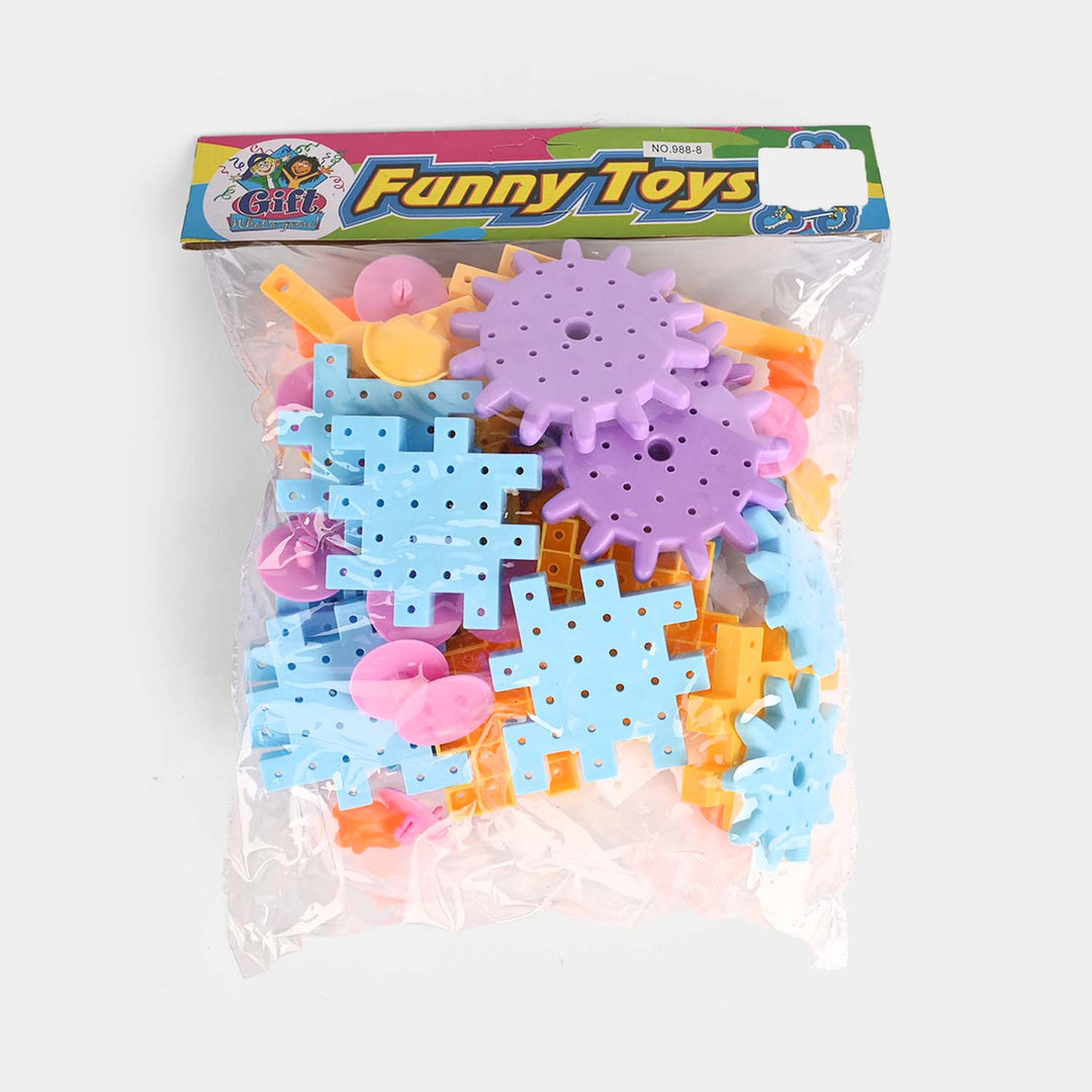 Building Block Gear Toy Set