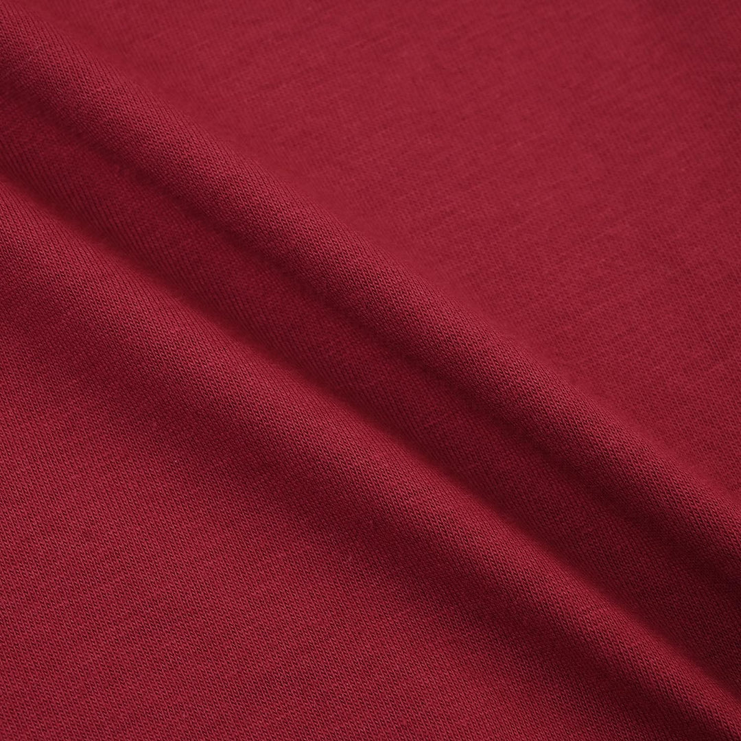 Boys Cotton Jersey T-Shirt H/S Best Vibes-RED