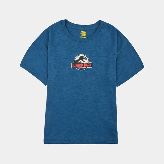 Boys Slub Jersey T-Shirt H/S J-Park-BLUE