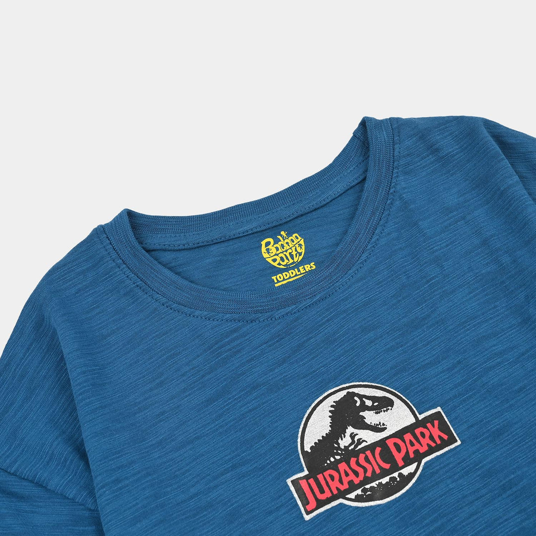 Boys Slub Jersey T-Shirt H/S J-Park-BLUE