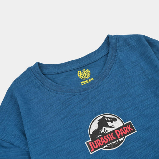 Boys Slub Jersey T-Shirt H/S J-Park-BLUE