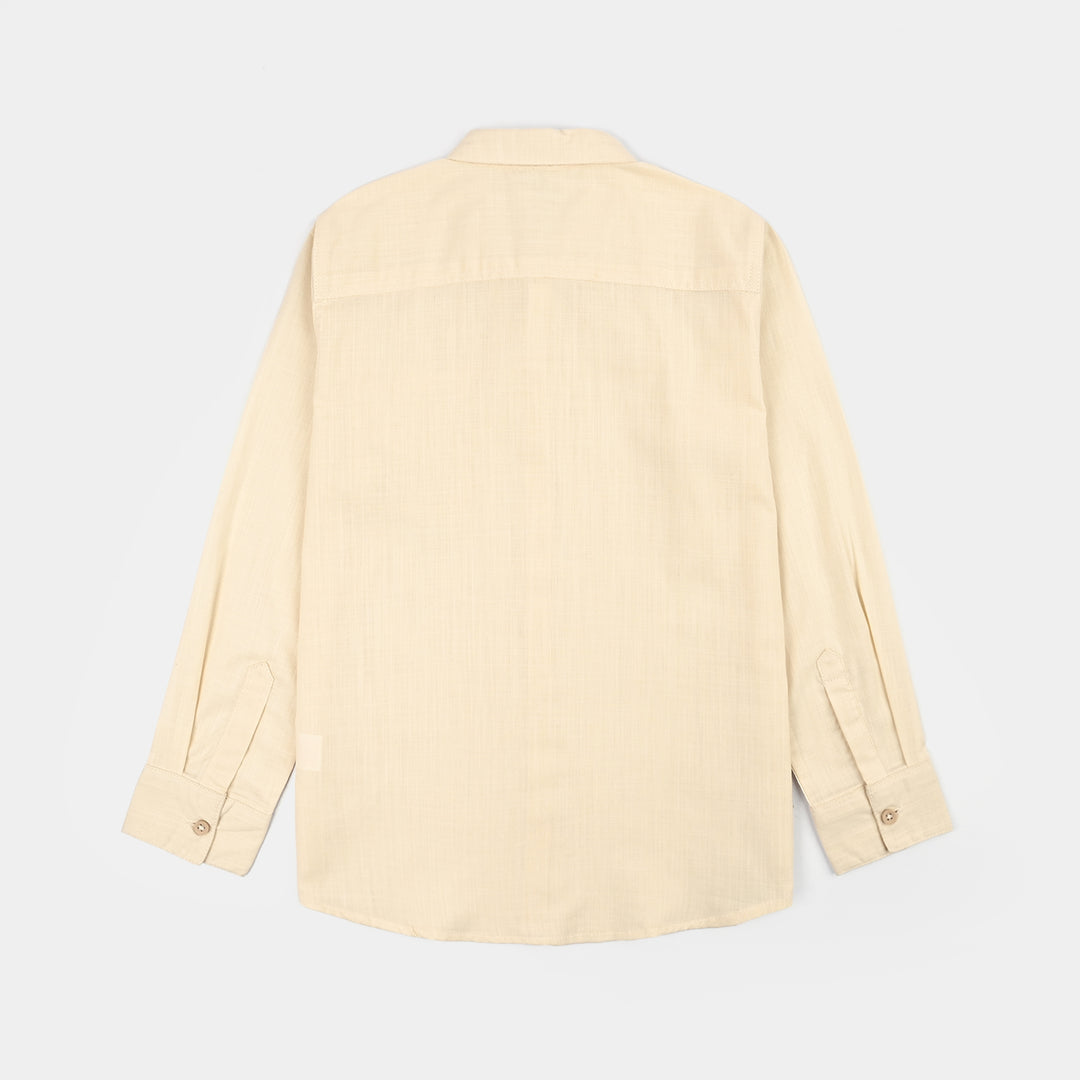 Boys Cotton Slub Casual Shirt Lead Evolution