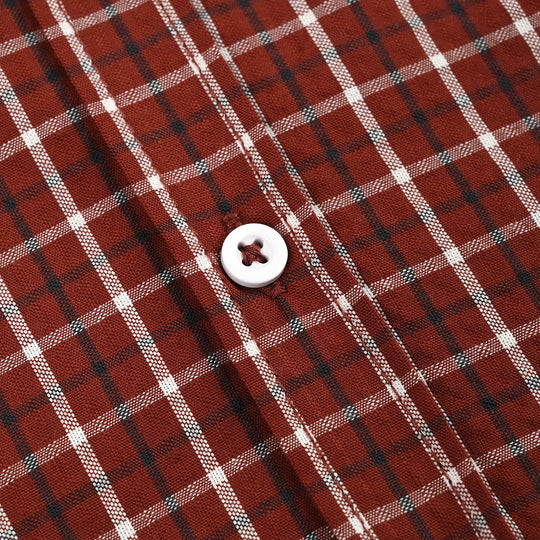Boys Cotton Casual Shirt H/S Check N Check