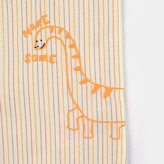 Infant Boys Yarn Dyed Casual Shirt Make Some Noise-Striper