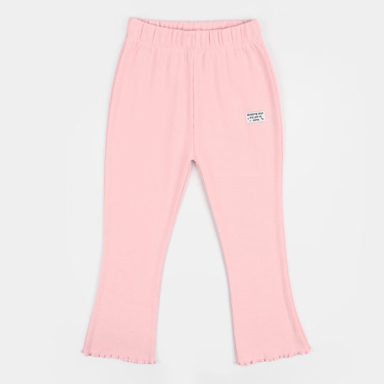 Girls Cotton Rib Tight Amazing - Pink