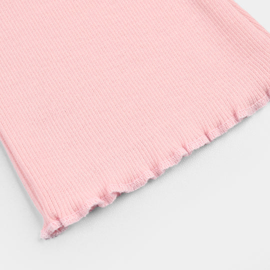 Girls Cotton Rib Tight Amazing - Pink