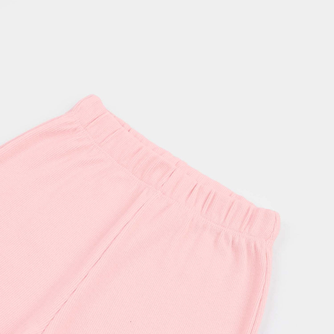 Girls Cotton Rib Tight Amazing - Pink