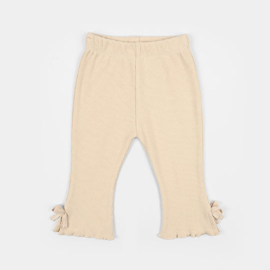 Infant Girls Cotton Baby Rib Tight Bow