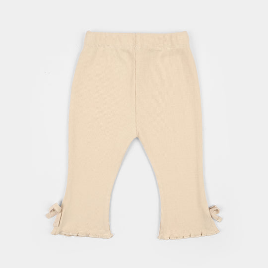 Infant Girls Cotton Baby Rib Tight Bow