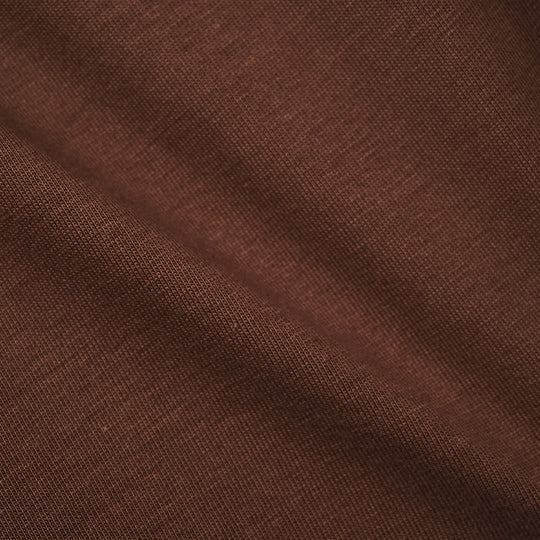Girls Cotton Jersey T-Shirt BOW- Brown