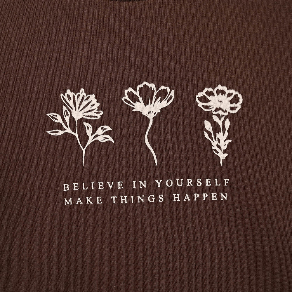 Girls Cotton Jersey T-Shirt F/S Believe In Yourself