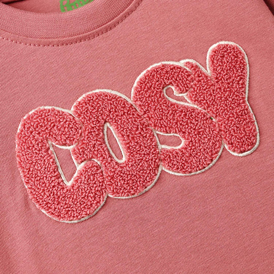 Infant Girls Cotton Jersey T-Shirt Cosy Vibes
