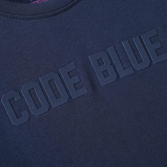 Boys Cotton Jersey T-Shirt F/S Code Blue-NAVY