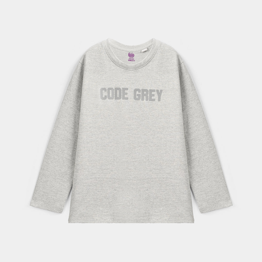 Boys Cotton Jersey T-Shirt F/S Code Grey-Heater Grey