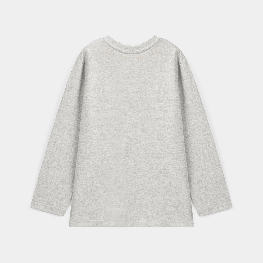 Boys Cotton Jersey T-Shirt F/S Code Grey-Heater Grey
