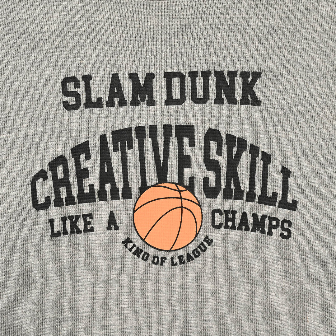 Boys Thermal T-Shirt Creative Skill - Grey