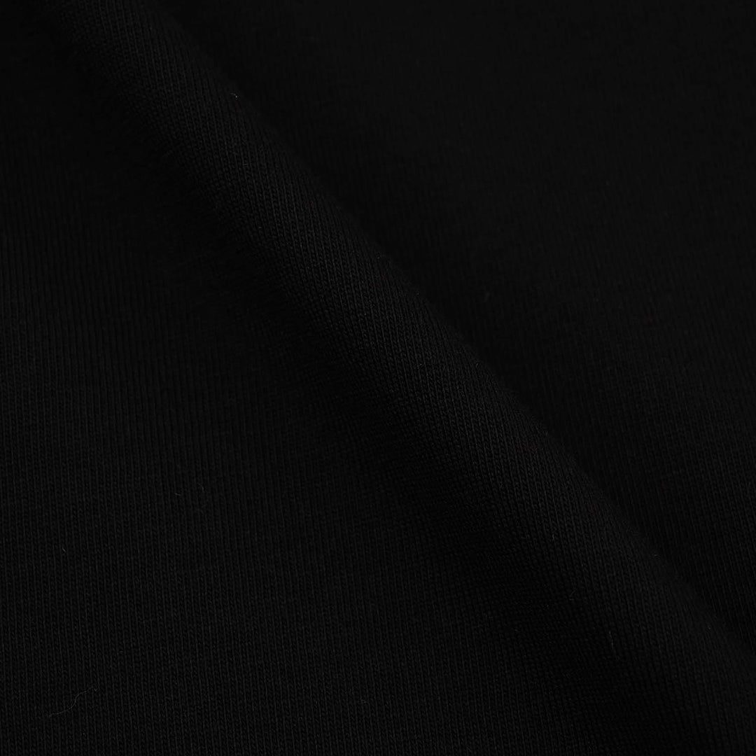 Boys Cotton Jersey T-Shirt Good Vibes - BLACK