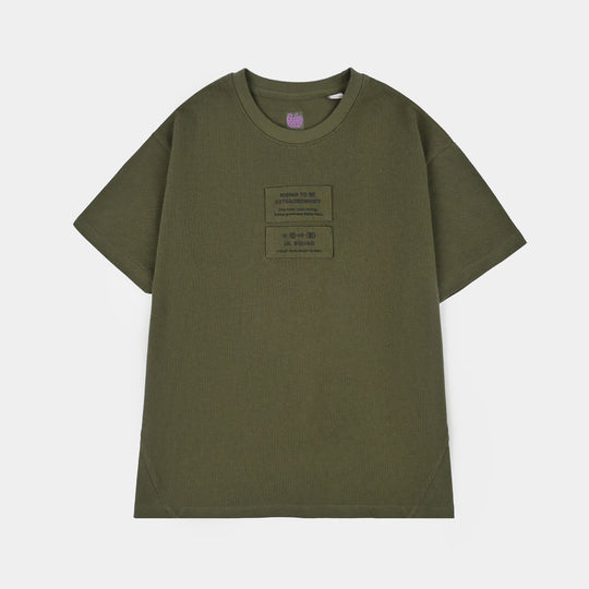 Boys Cotton PK T-Shirt H/S Rising-Deep.Depth