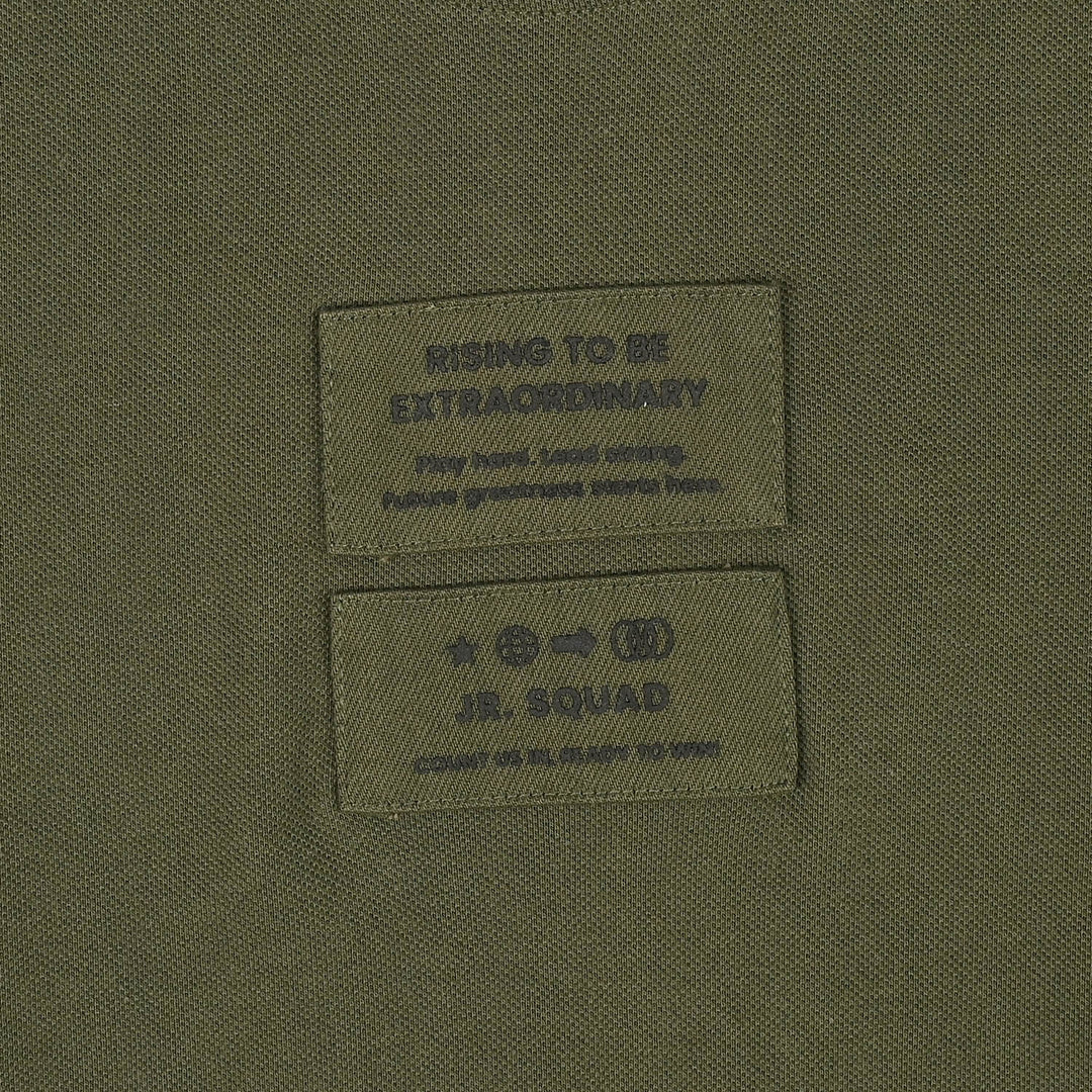 Boys Cotton PK T-Shirt H/S Rising-Deep.Depth