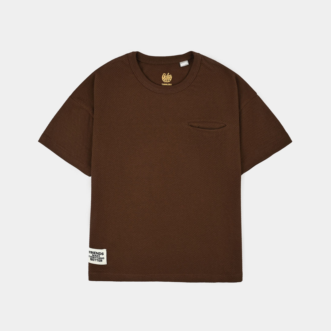 Boys Popcorn T-Shirt H/S Friends