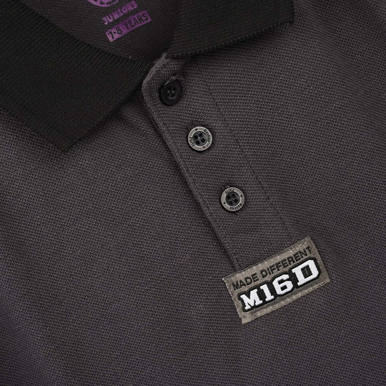 Boys Cotton PK Polo F/S Made Different-Ebony
