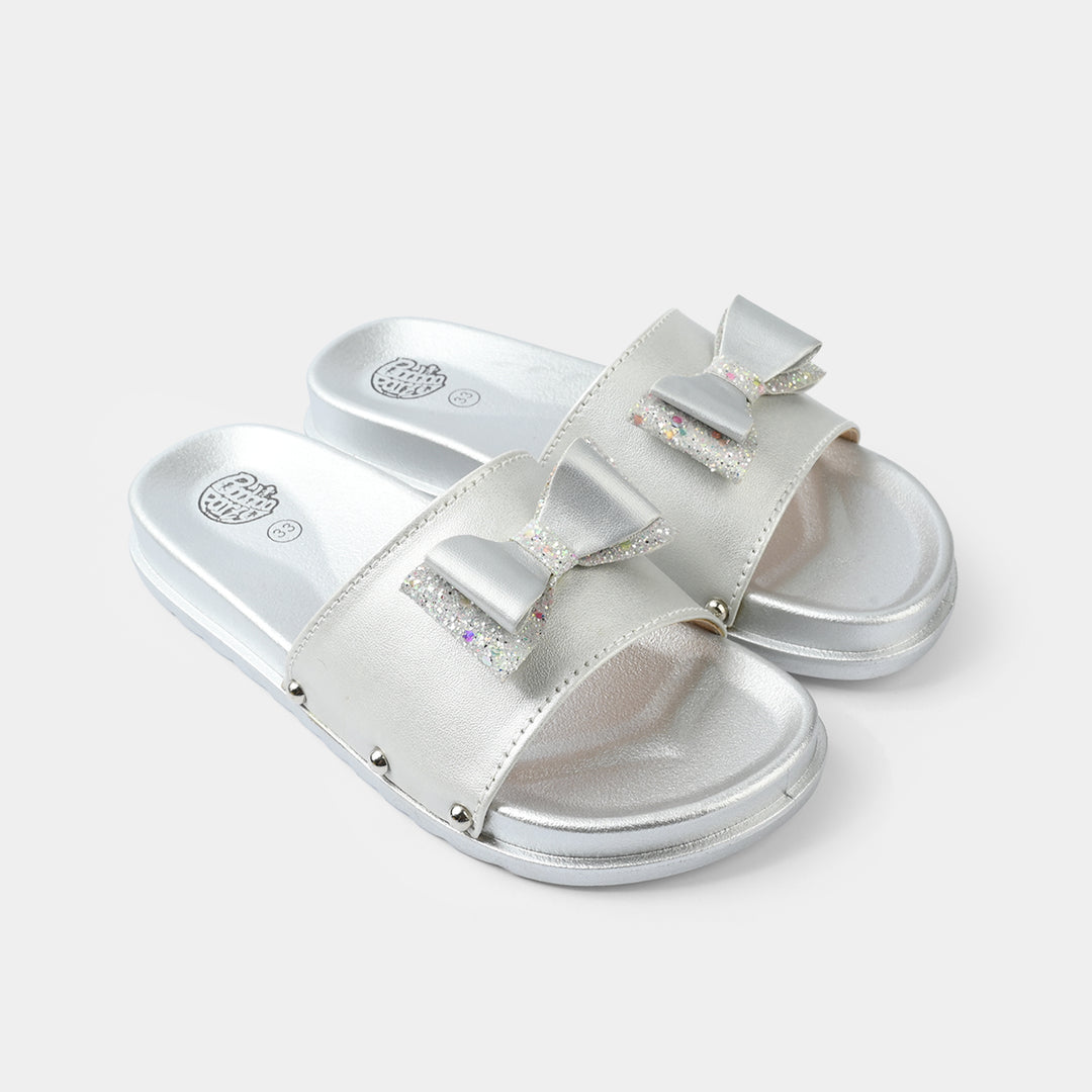 Teens Girls Slide 1368-SILVER